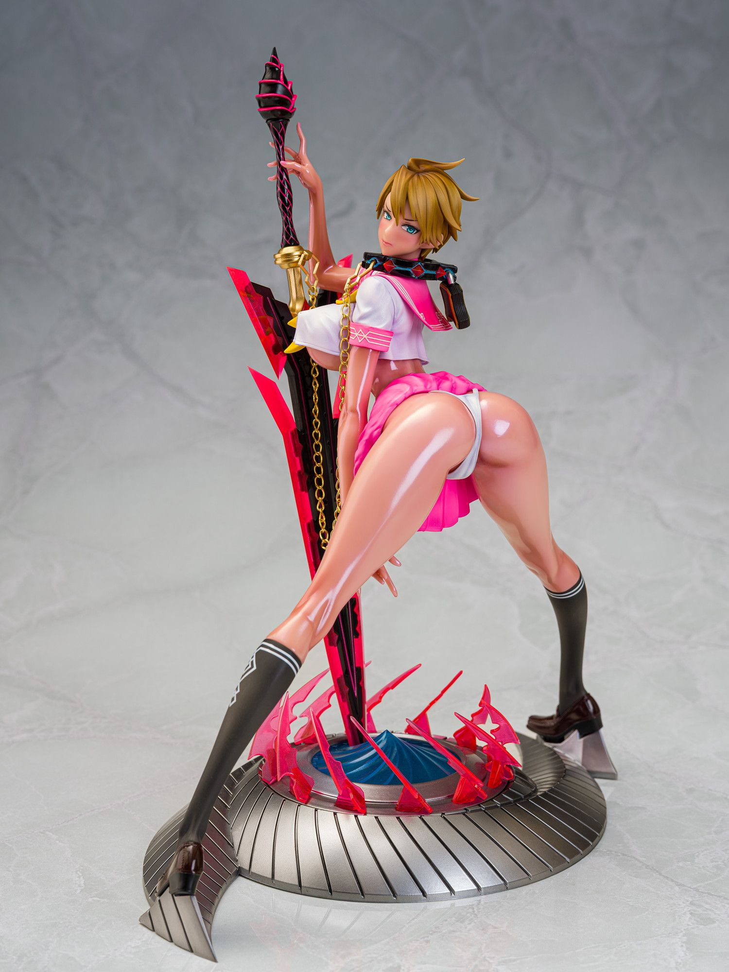 R*】様 新品限定のHATSUKOIつるりんちょ。 ダイキ工業 RAITAオリジナル 魔法少女シリーズ 1/6 飛鳥瑠衣 Pink夏