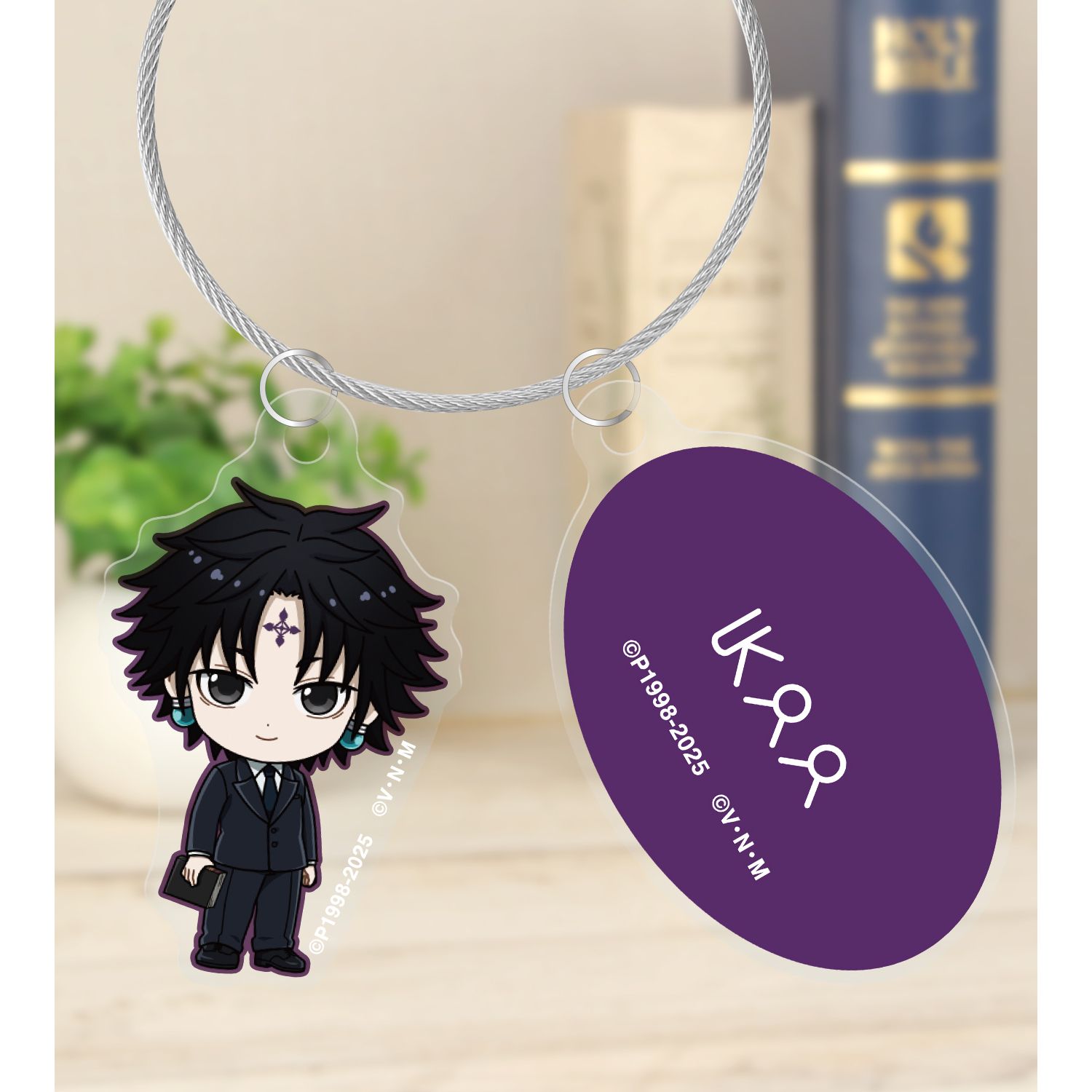 HUNTER×HUNTER クロロ ちびキャラ スーツver. 2連ワイヤーアクリル