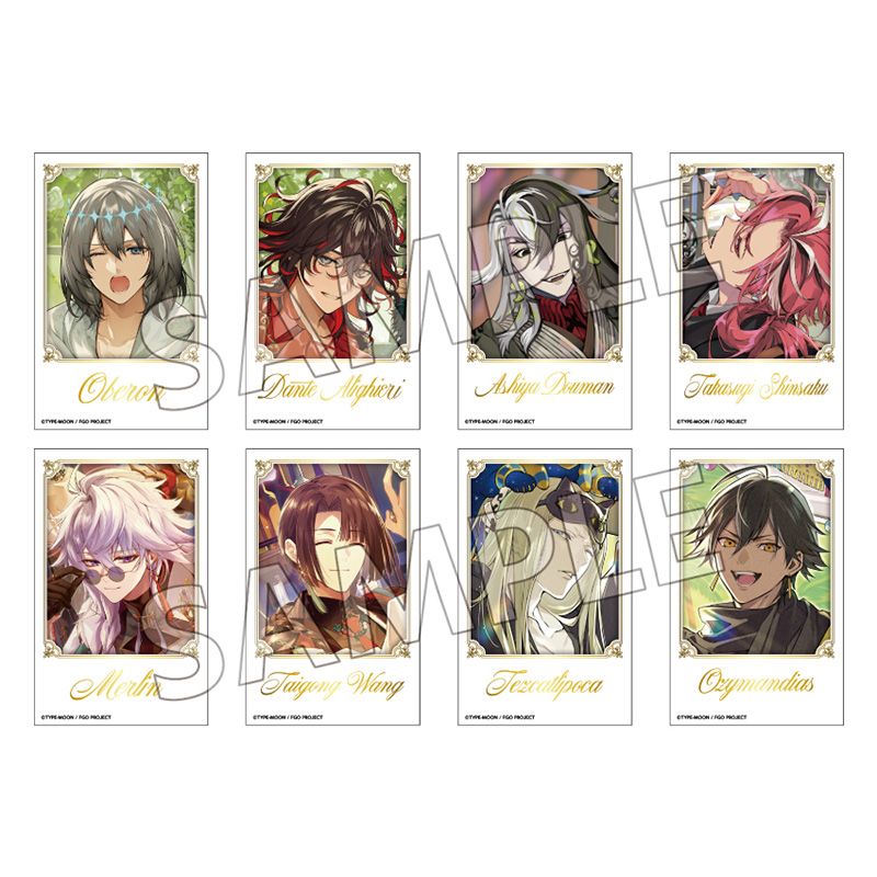 Fate/Grand Order ホテルコラボ第三弾 チェキカードコレクション 8個