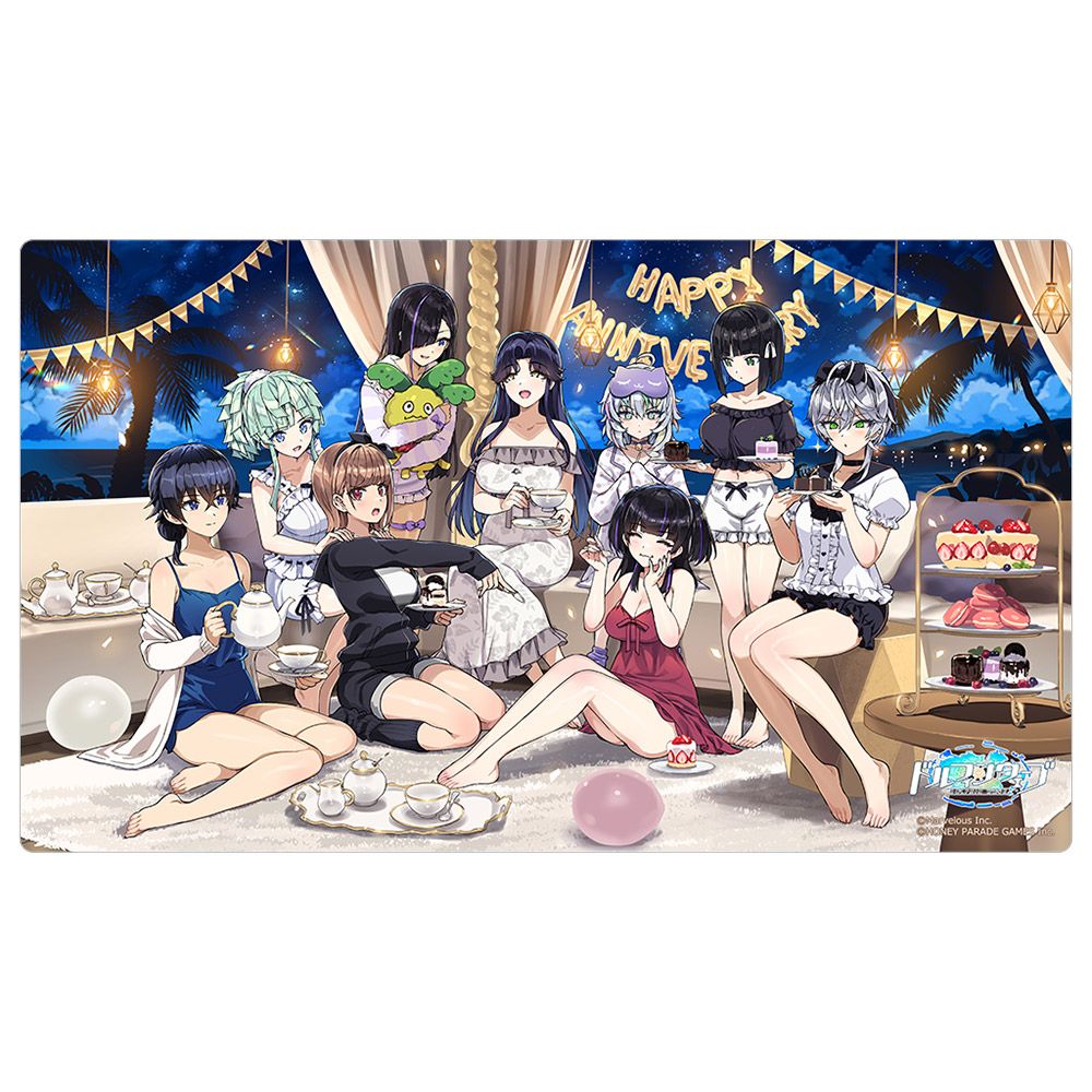 ドルフィンウェーブ プレイマット 布ポスター セット ドルフィンウェーブ ラバーマット 祝！2.5 Anniversary!!｜ホビーの