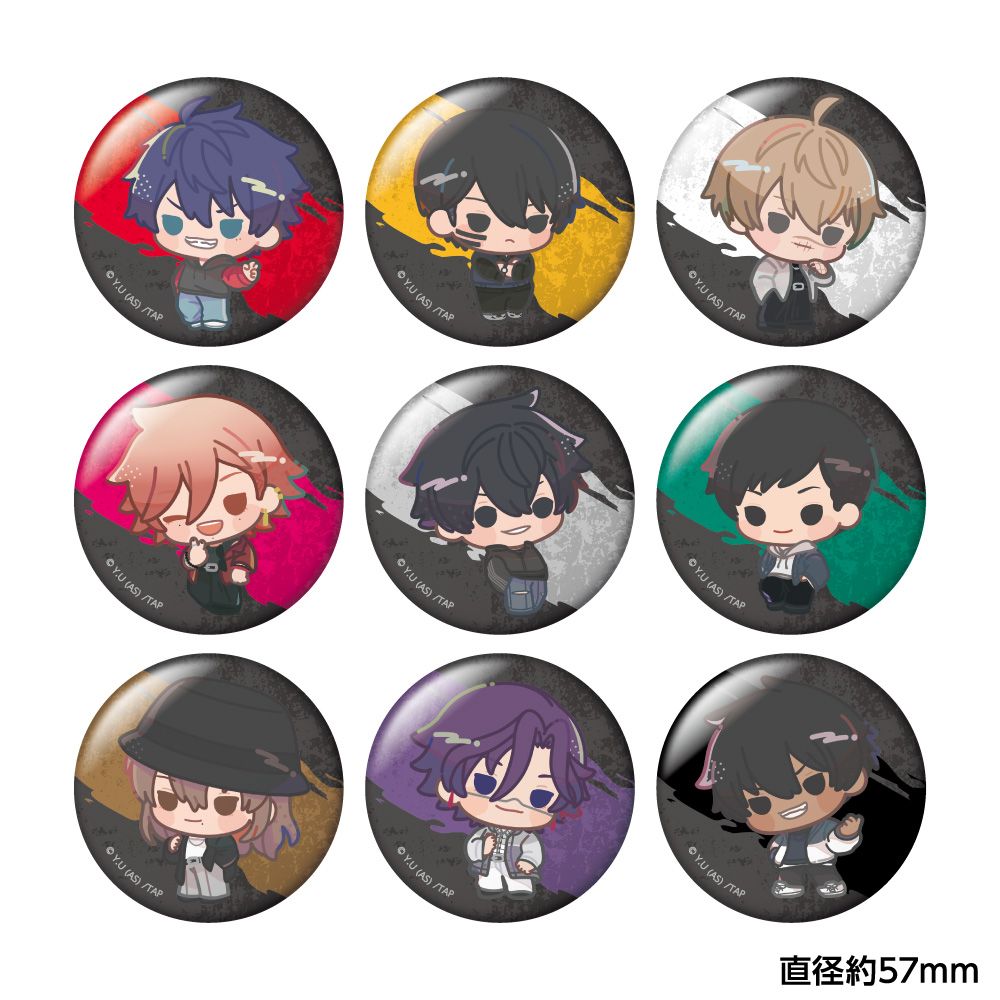 桃源暗鬼 トレーディングちびキャラグリッター缶バッジ 9個入り1BOX