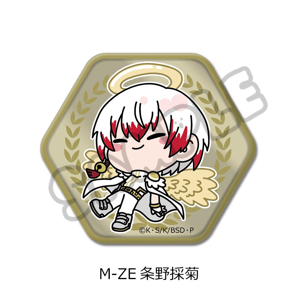 文豪ストレイドッグス 六角形缶バッジ Mocho-ZE 条野採菊｜ホビーの