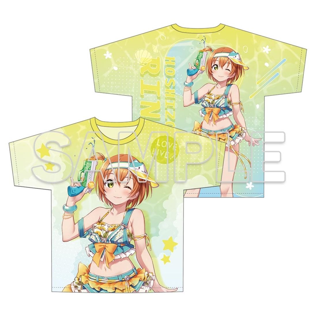 ラブライブ！ フルグラフィックTシャツ Ver.水着 星空 凛｜ホビーの