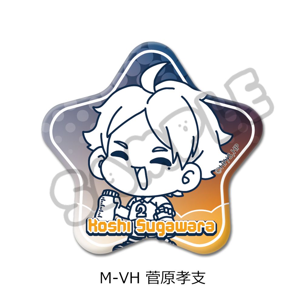 ハイキュー！！ 星型缶バッジ mochocho M-VH 菅原孝支｜ホビーの総合