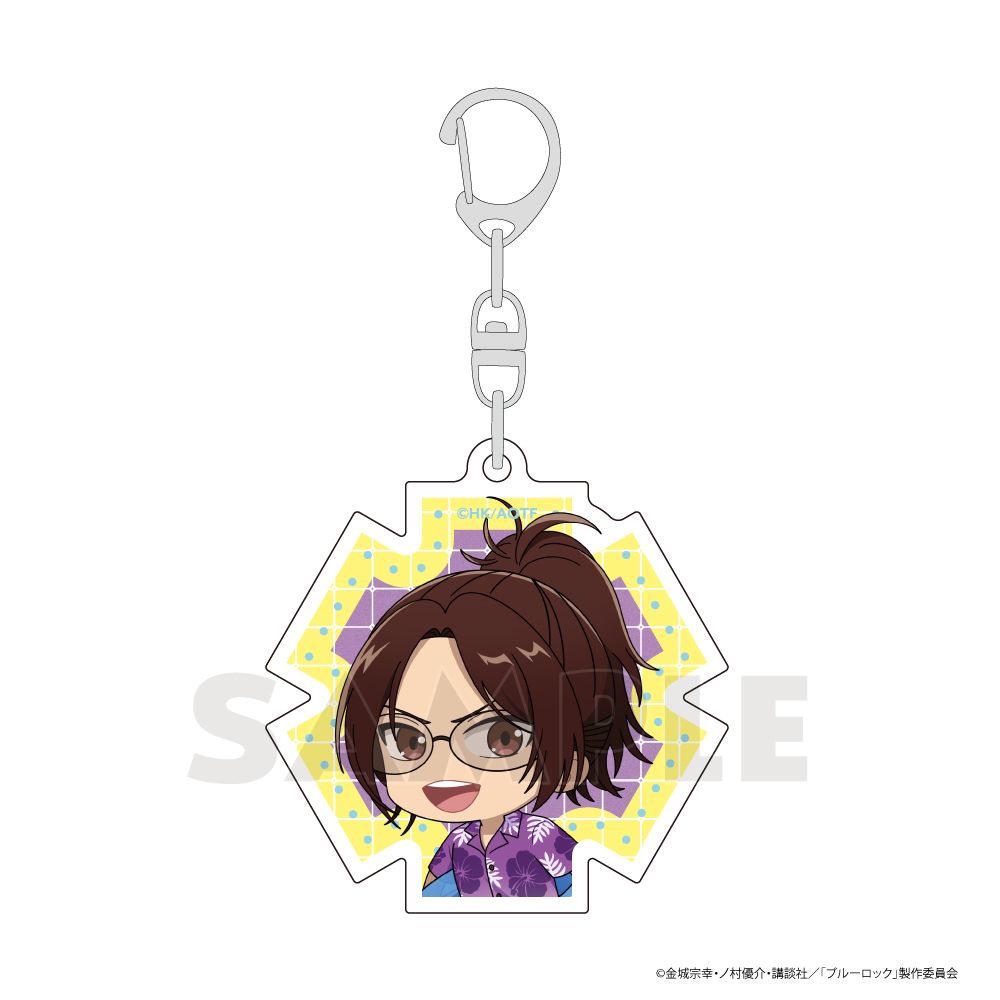 予約特別価格】進撃の巨人 アクリルキーホルダー ハンジ バカンス