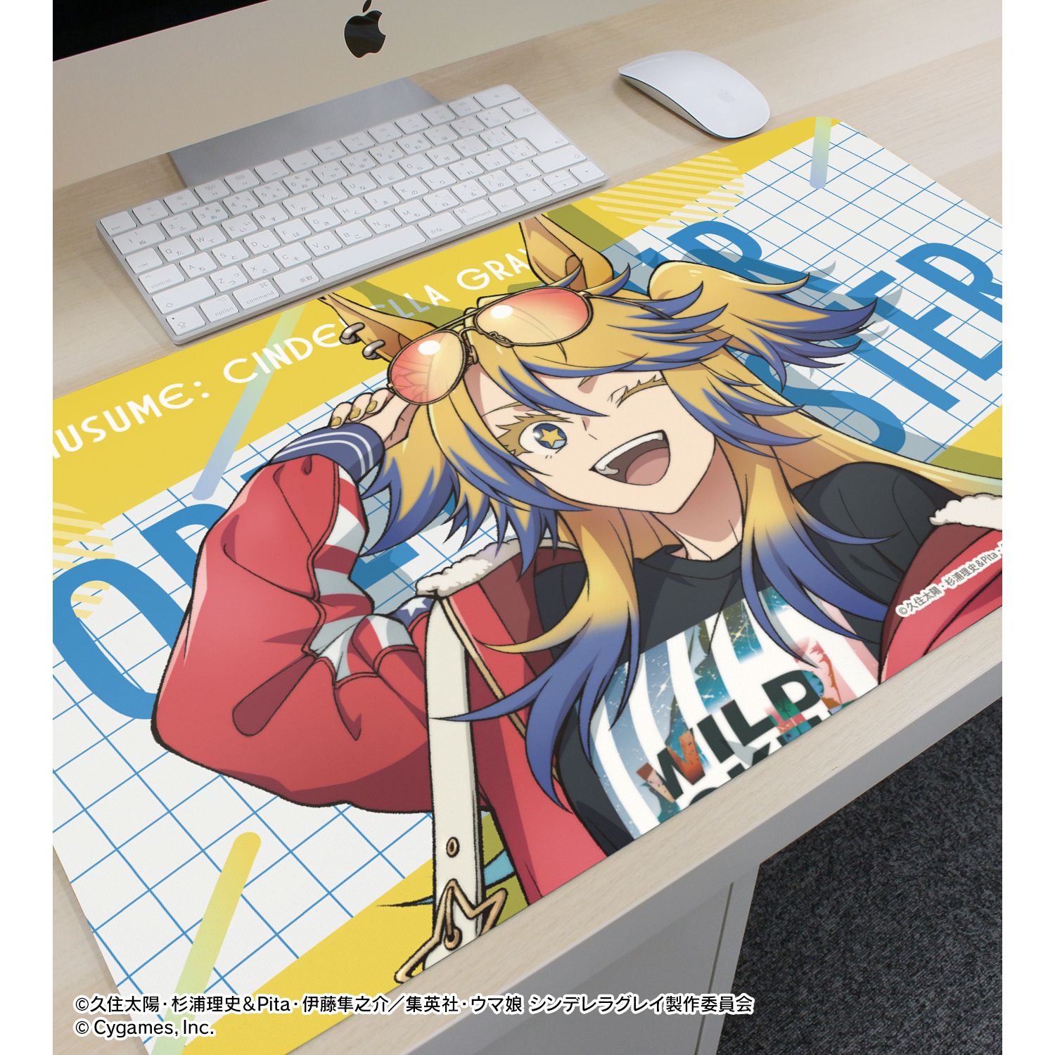 アニメ ウマ娘 シンデレラグレイ オベイユアマスター マルチデスク
