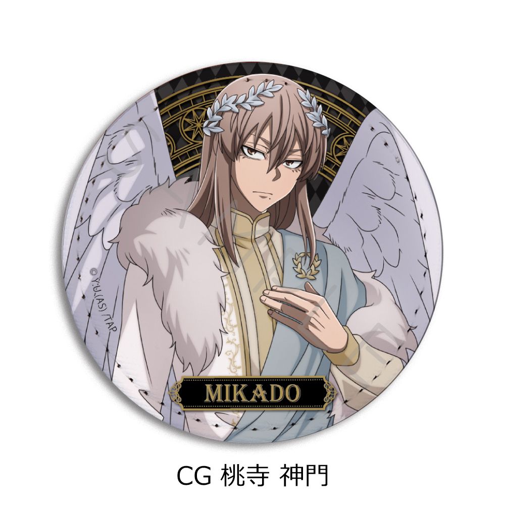 桃源暗鬼 レザーバッジ 丸形 CG 桃寺神門｜ホビーの総合通販サイト