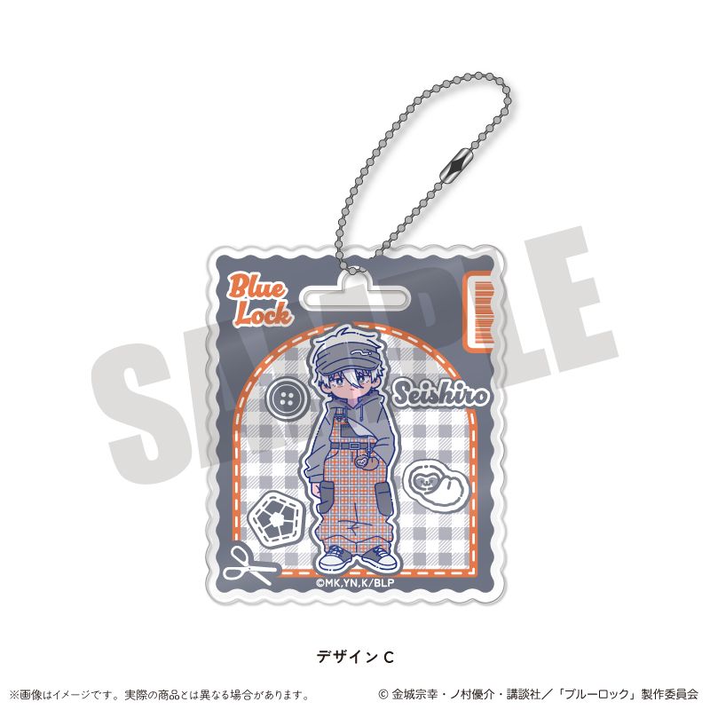 タイムセール ブルーロック ブルロ アクリルキーホルダー 第3弾 TVアニメ ブルーロック アクリルキーホルダー にゅ～とろ 第3弾 C 凪