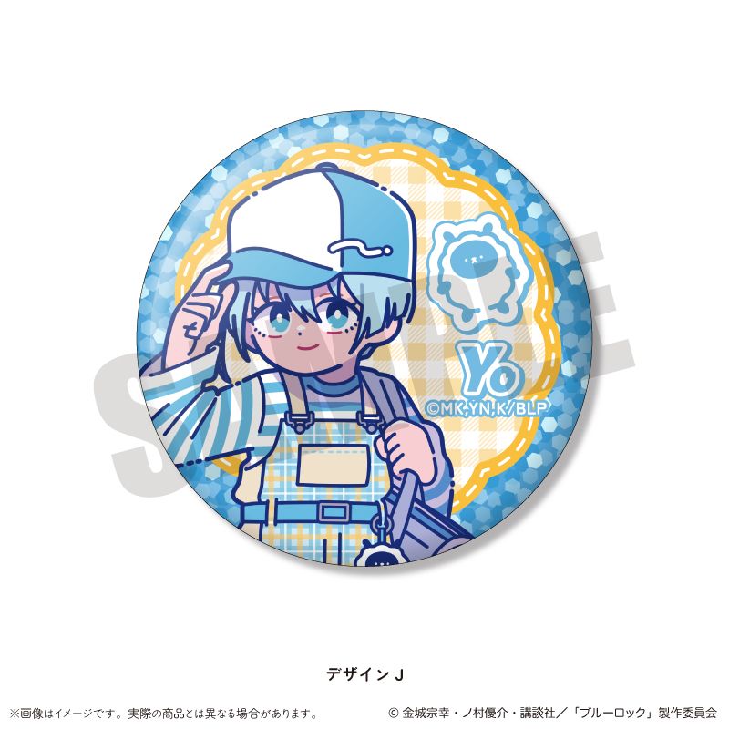 TVアニメ ブルーロック トレーディングホログラム缶バッジ にゅ～とろ