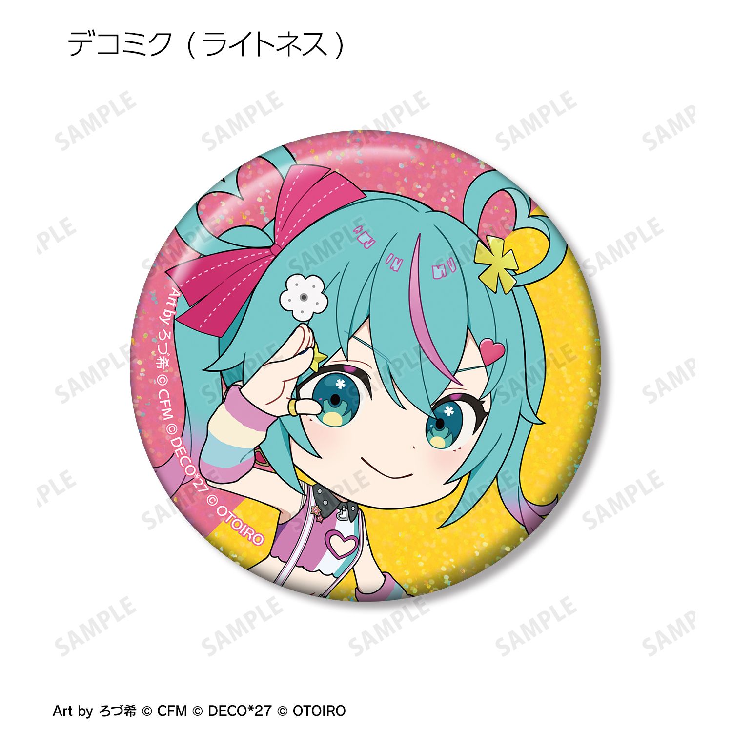 デコミクLIVE starring 初音ミク『Hello』ホログラム缶バッジ デコミクLIVE starring 初音ミク HelloProduced by DECO＊27 OTOIRO