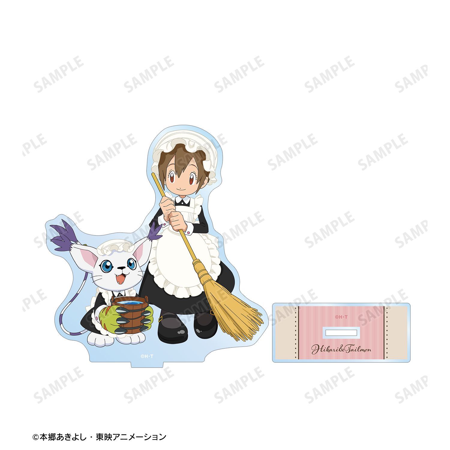 デジモンアドベンチャー 描き下ろし 八神ヒカリ＆テイルモン メイド