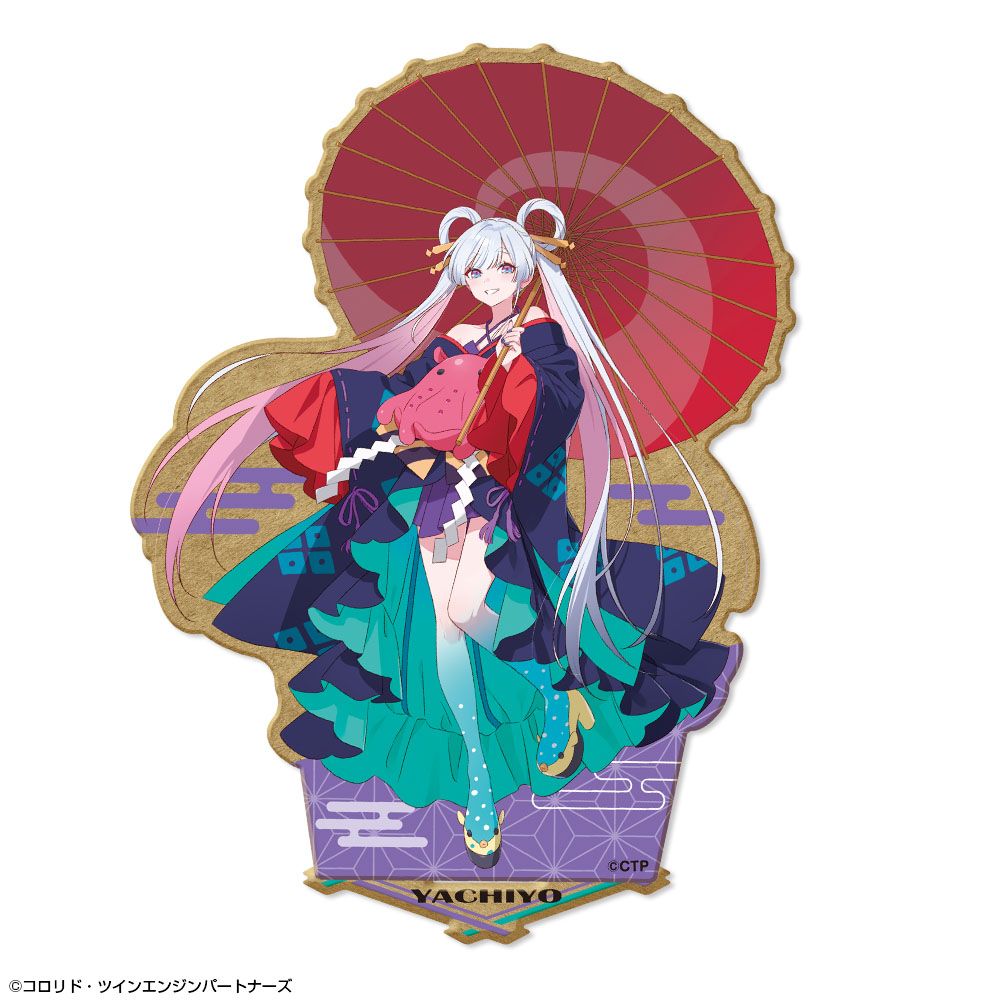 超かぐや姫！ 木製スタンド 5種セット ヤチヨ 彩葉 かぐや 超かぐや姫！ 木製スタンド デザイン05 月見ヤチヨ｜ホビーの総合通販