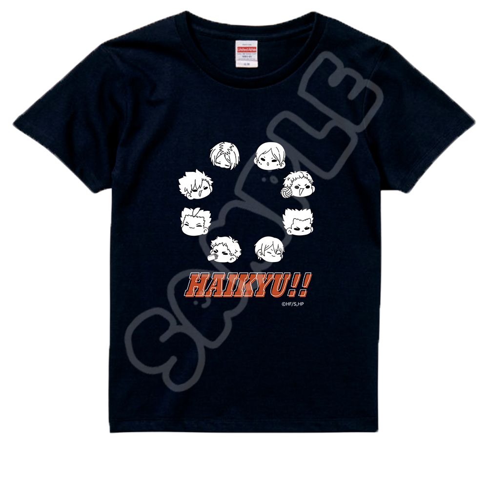ハイキュー！！ Tシャツ M-TA 集合 ブラック Lサイズ｜ホビーの総合