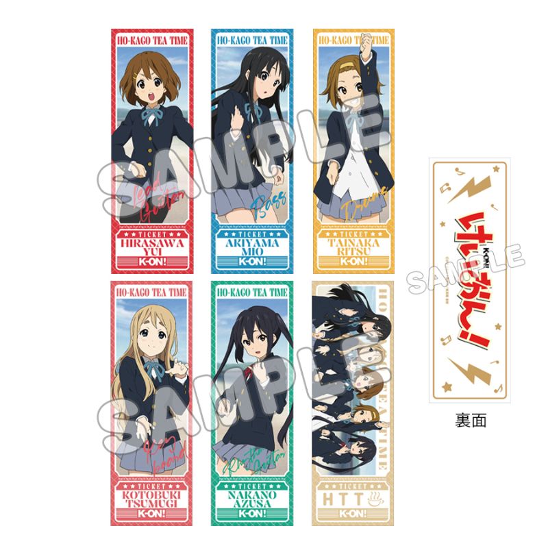 再販】けいおん！ トレーディングチケット風カード 制服 6個入り1BOX