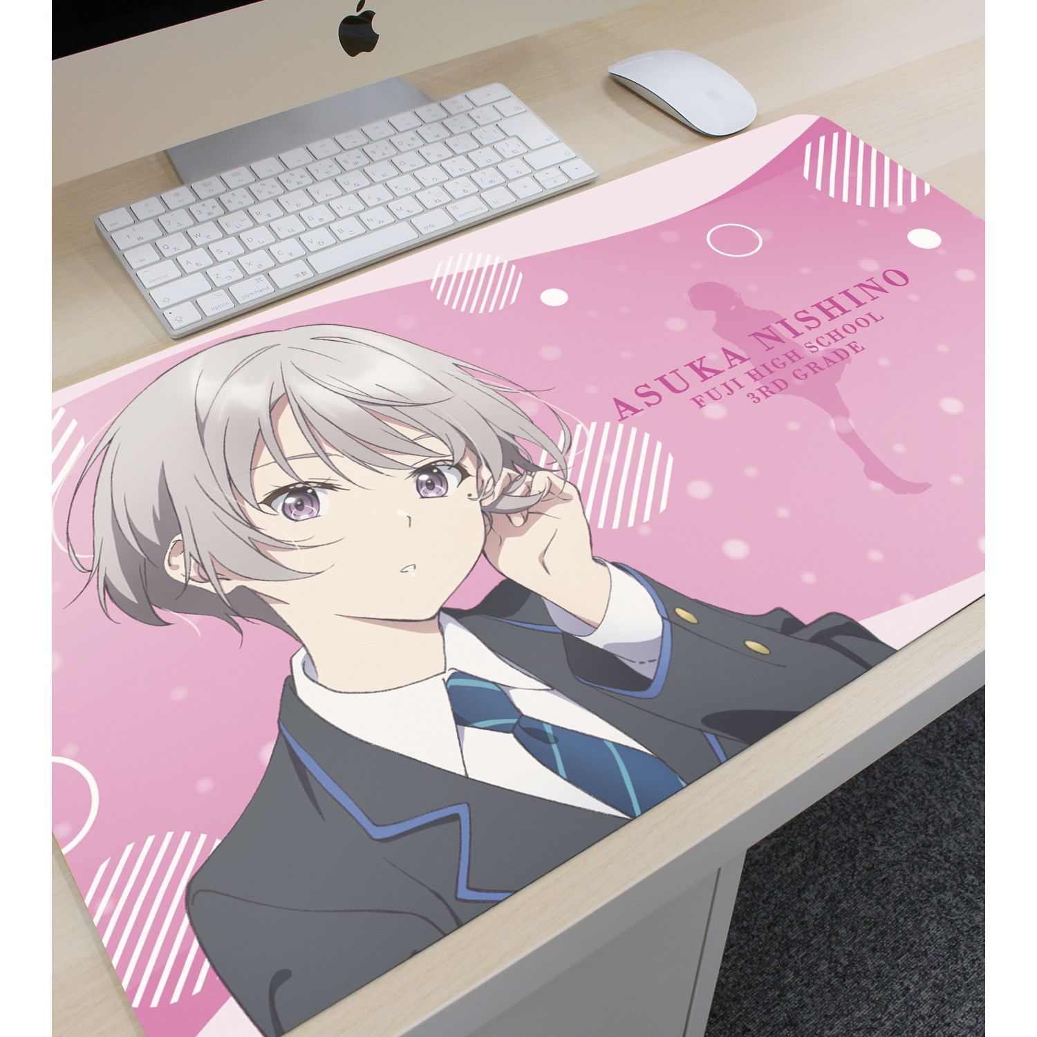 TVアニメ 千歳くんはラムネ瓶のなか 西野明日風 マルチデスクマット