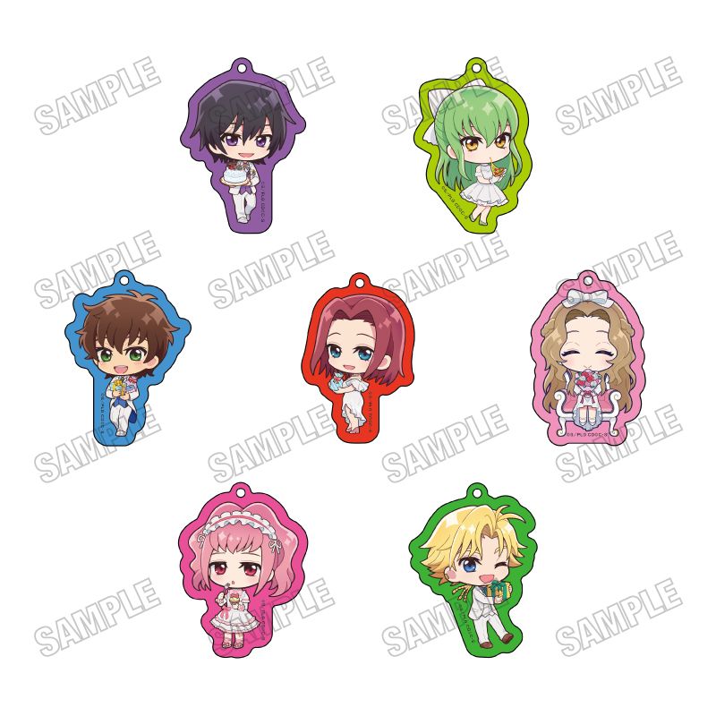 再販】コードギアス 反逆のルルーシュ ミニキャラアクリルキーホルダー