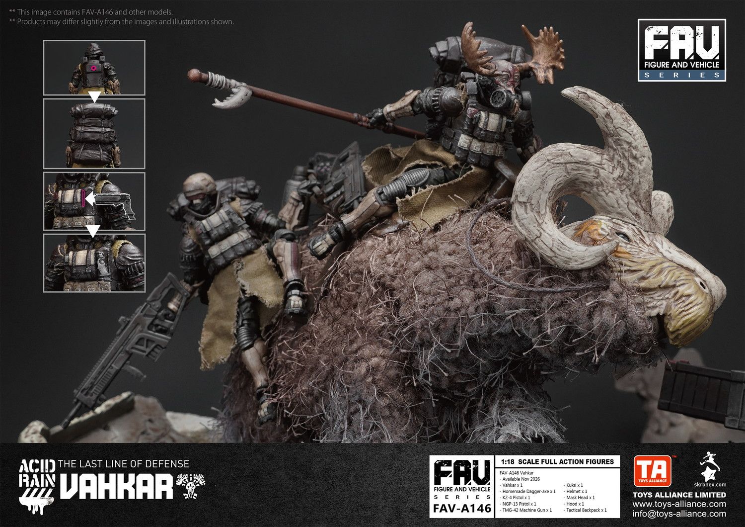 TOYS ALLIANCE LIMITED アシッドレイン 1/18 FAV-A146 ヴァカル