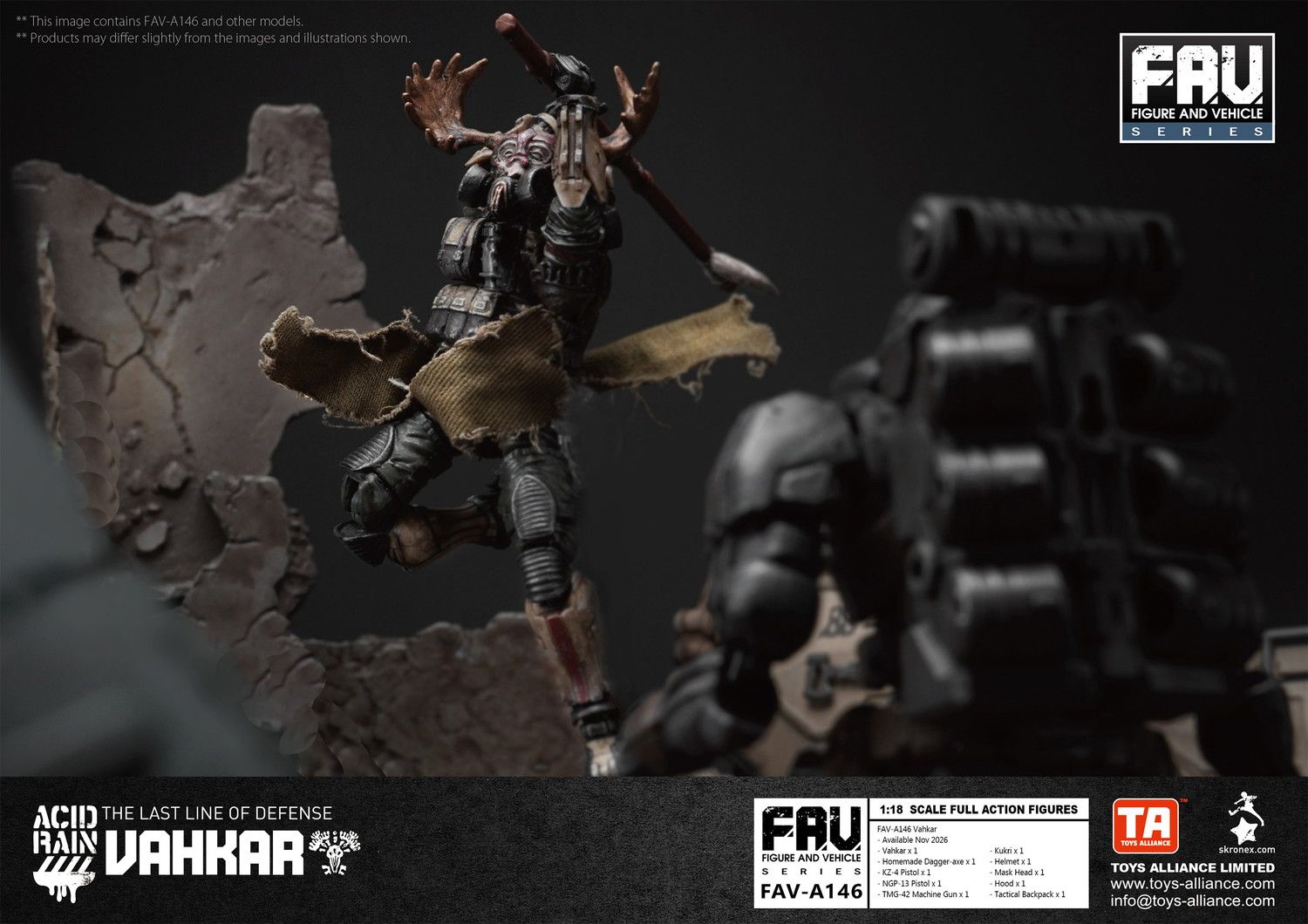 TOYS ALLIANCE LIMITED アシッドレイン 1/18 FAV-A146 ヴァカル