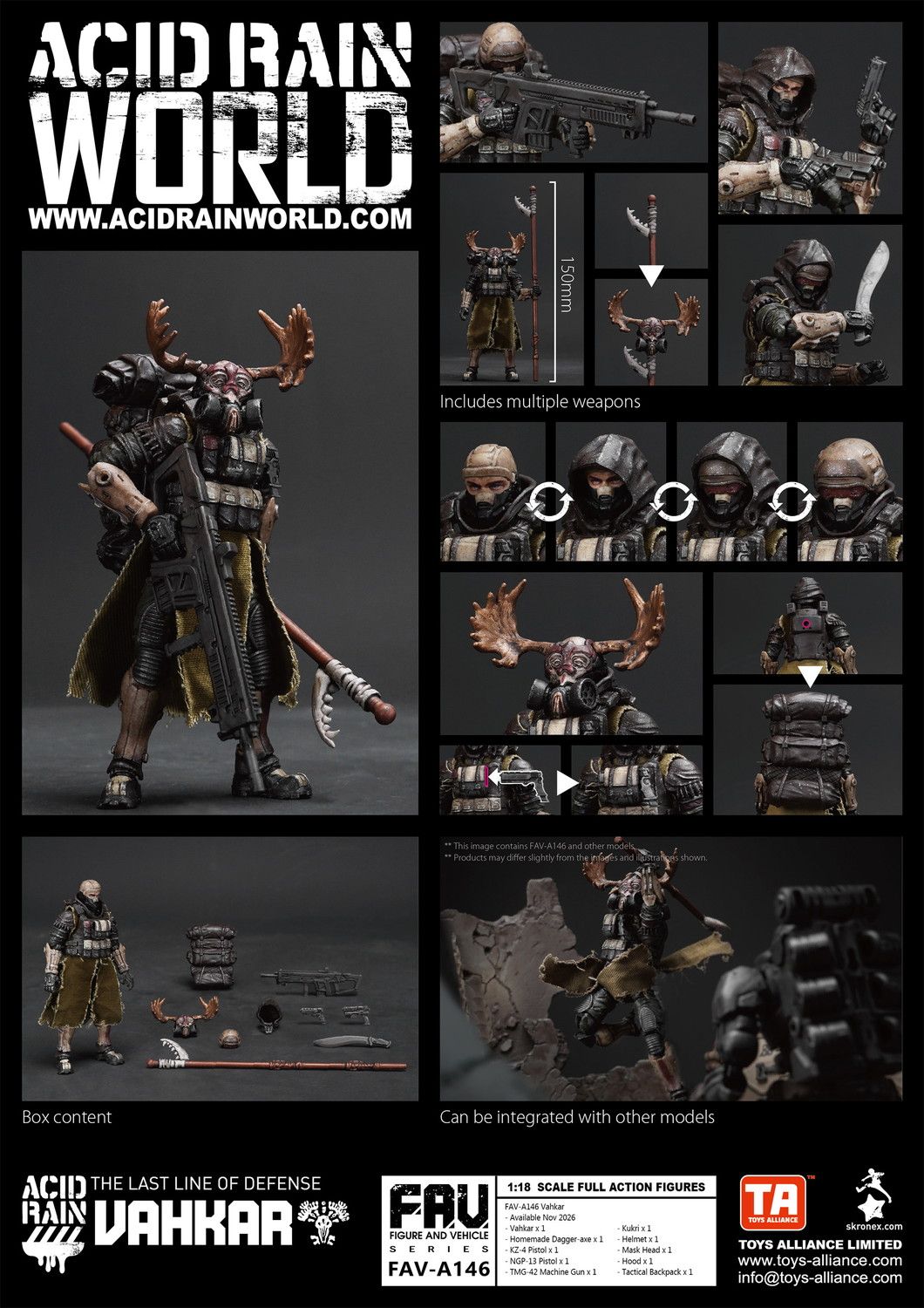 TOYS ALLIANCE LIMITED アシッドレイン 1/18 FAV-A146 ヴァカル