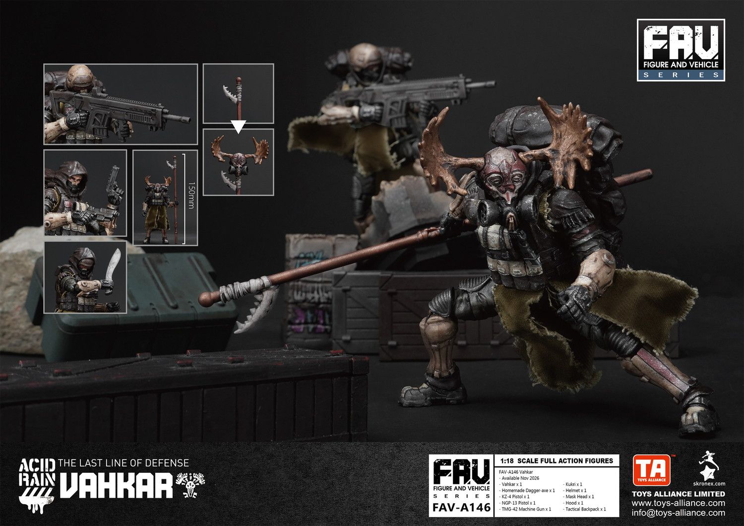 TOYS ALLIANCE LIMITED アシッドレイン 1/18 FAV-A146 ヴァカル