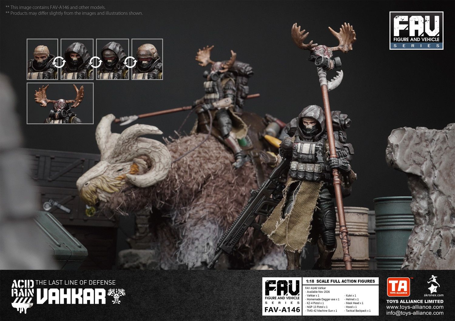 TOYS ALLIANCE LIMITED アシッドレイン 1/18 FAV-A146 ヴァカル 