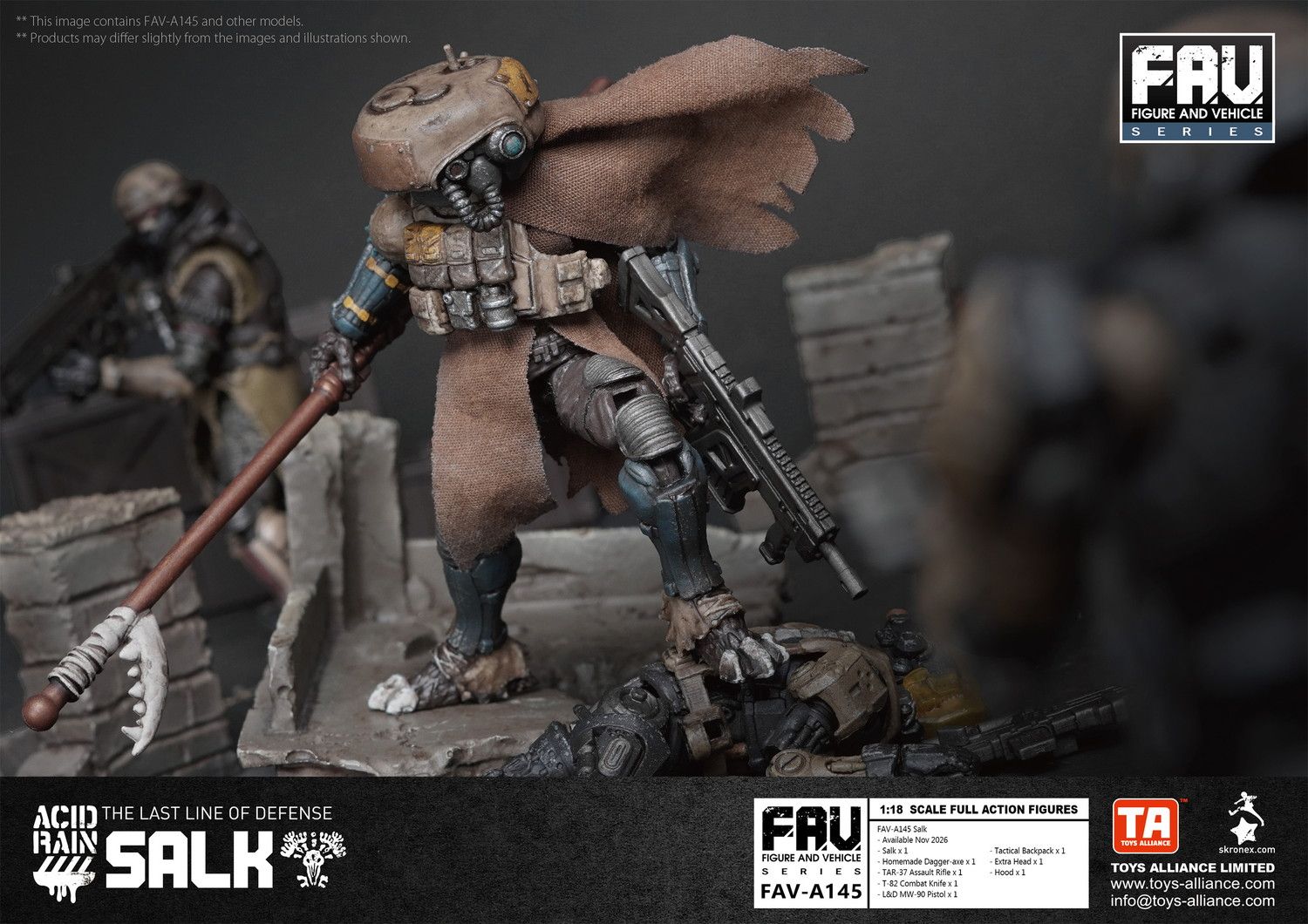 TOYS ALLIANCE LIMITED アシッドレイン 1/18 FAV-A145 ソルク｜ホビー