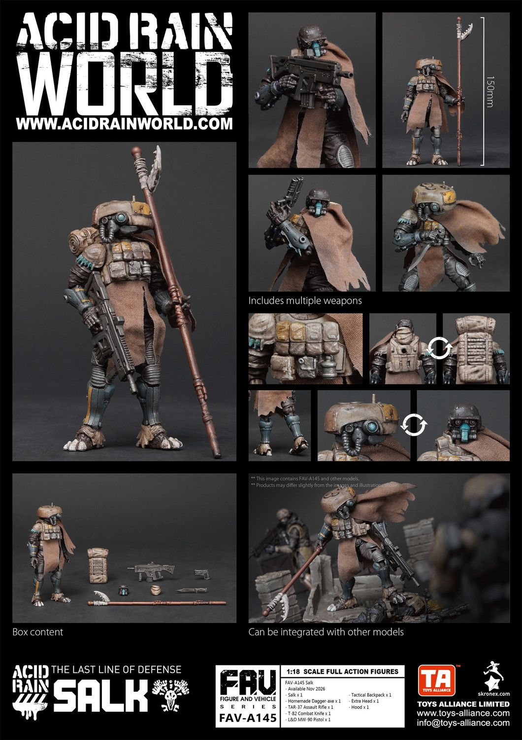 予約特別価格】TOYS ALLIANCE LIMITED アシッドレイン 1/18 FAV-A145