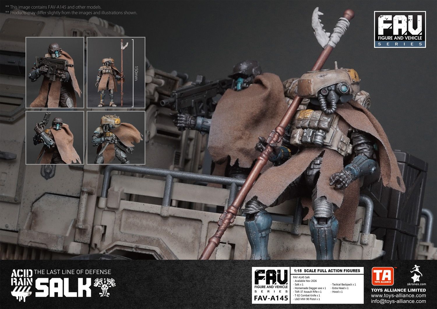 予約特別価格】TOYS ALLIANCE LIMITED アシッドレイン 1/18 FAV-A145