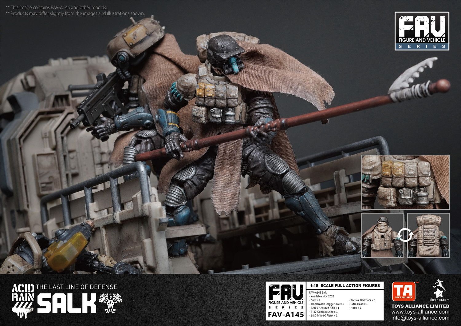 予約特別価格】TOYS ALLIANCE LIMITED アシッドレイン 1/18 FAV-A145