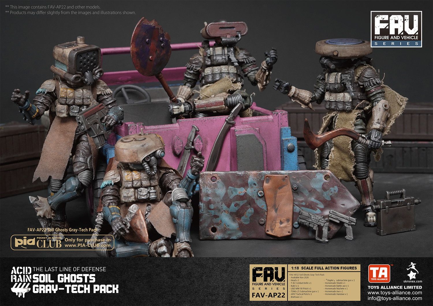 TOYS ALLIANCE LIMITED アシッドレイン 1/18 FAV-AP22 ソイルゴースト