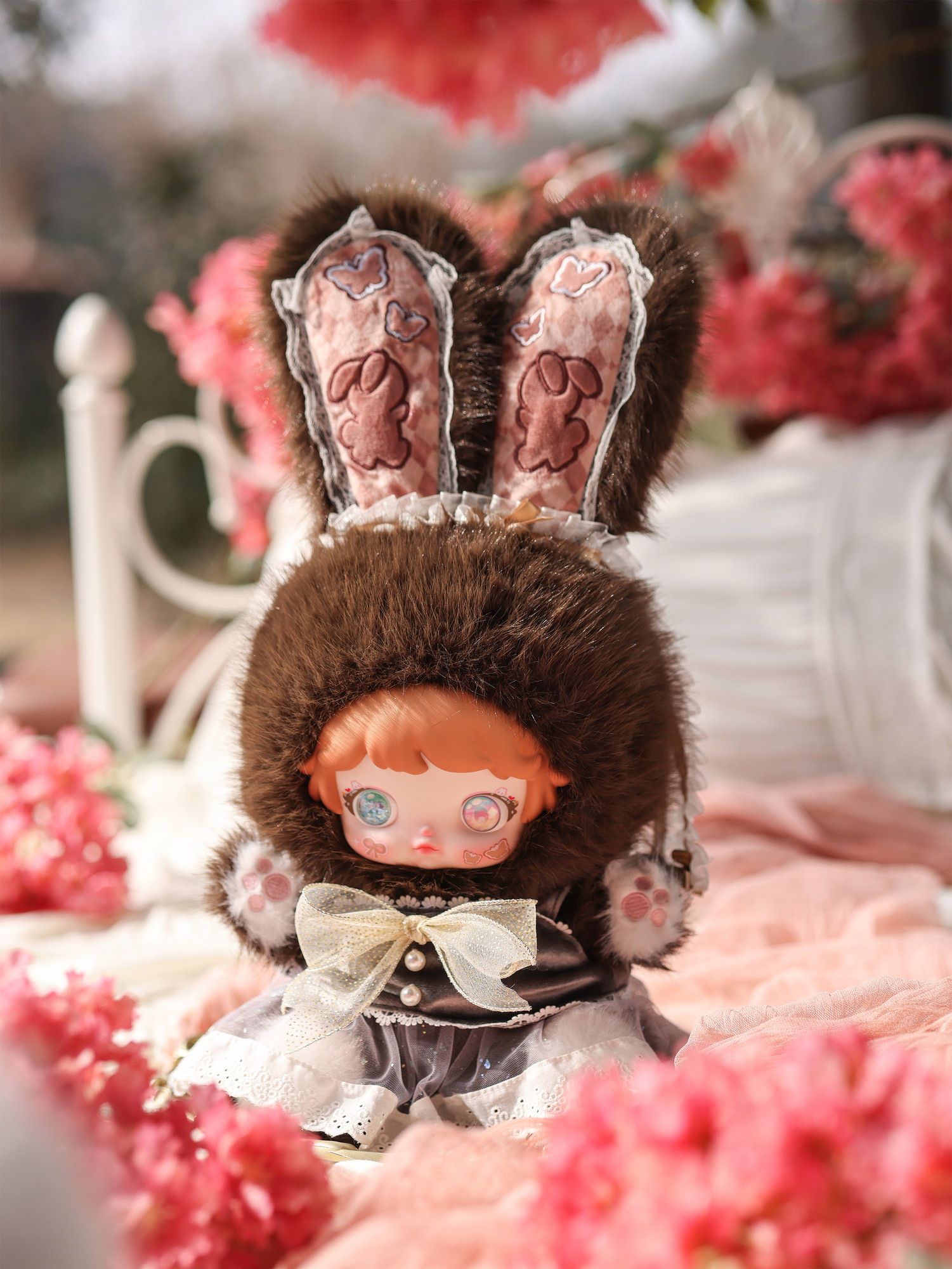 モコモコの双子仔羊 ぬいぐるみ 海外作家様 ハンドメイド ロリィタ 部屋飾り 予約特別価格】【単品】WONZAI Micoco ロリータ・ドリーム・ガーデン