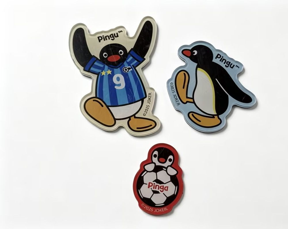 予約特別価格】ピングー サッカー アクリルマグネット｜ホビーの総合