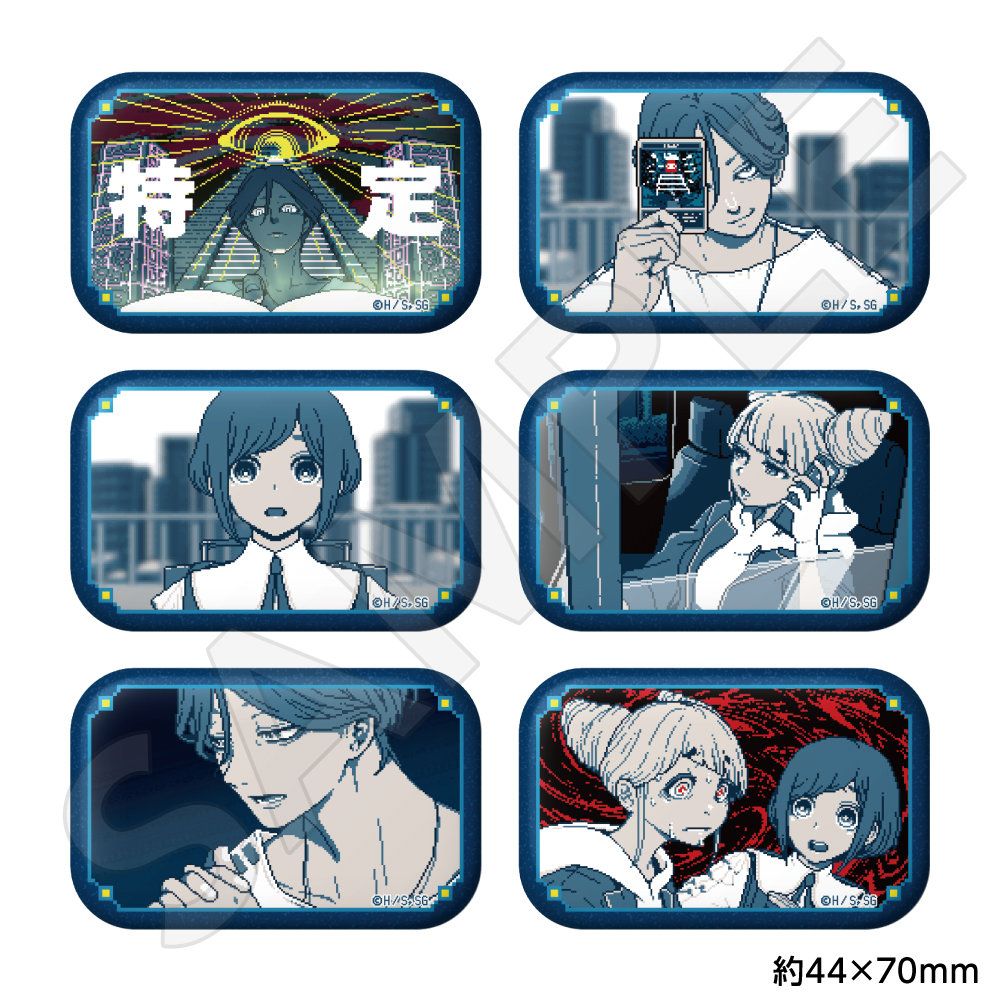 都市伝説解体センター トレーディングスクエア缶バッジ 6個入り1BOX