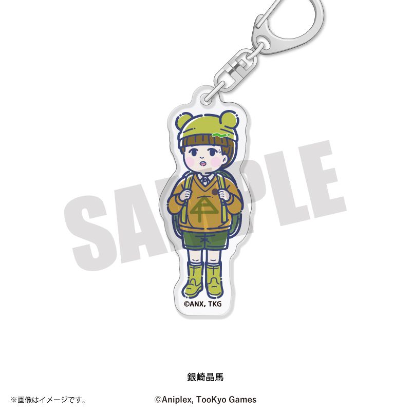 HUNDRED LINE 最終防衛学園　アニメイト特典　アクリルキーホルダー HUNDRED LINE -最終防衛学園- れとぽぷ アクリルキーホルダー 銀崎晶馬