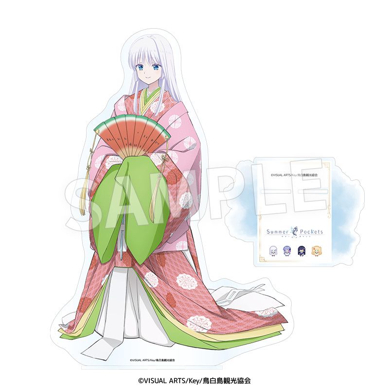 Summer Pockets 童話風衣装 アクリルメガフィギュア 鳴瀬しろは