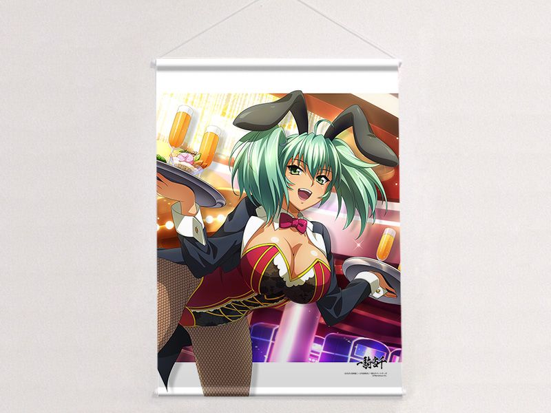予約特別価格】一騎当千 B2タペストリー（呂布奉先/幸運のバニーガール