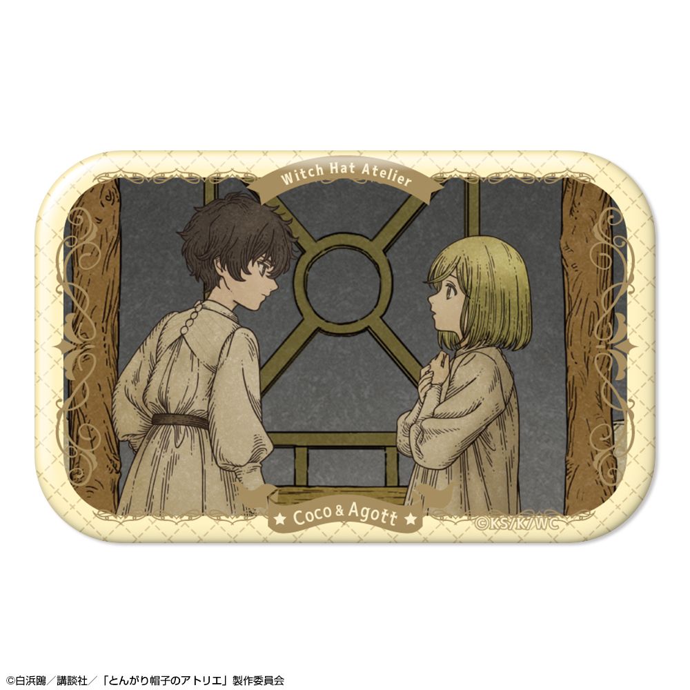 とんがり帽子のアトリエ グリッター 缶バッジ ココ アガット リチェ テティア とんがり帽子のアトリエ グリッター 缶バッジ ココ アガット リチェ