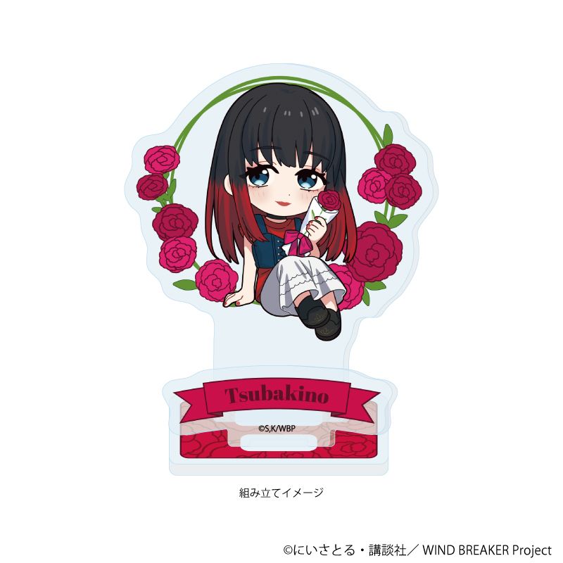 WIND BREAKER アクリルスタンドプレート 14 椿野 佑 カーネーションver