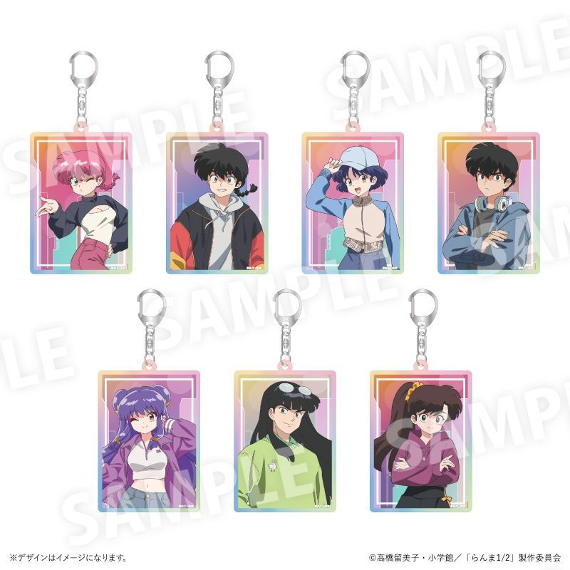 再販】らんま1/2 ストリートファッションver. ミラーアクリル