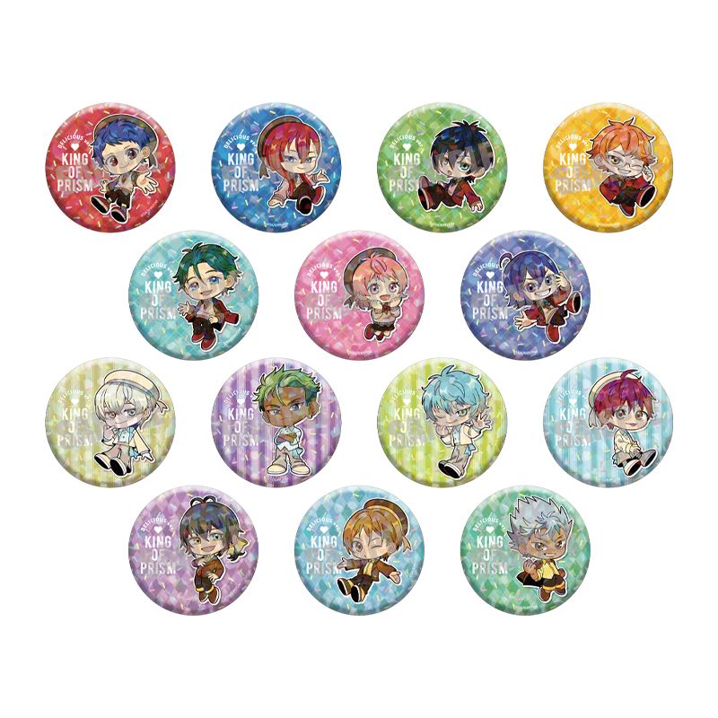 KING OF PRISM トレーディングホログラム缶バッジ DELICIOUS ver. 14個