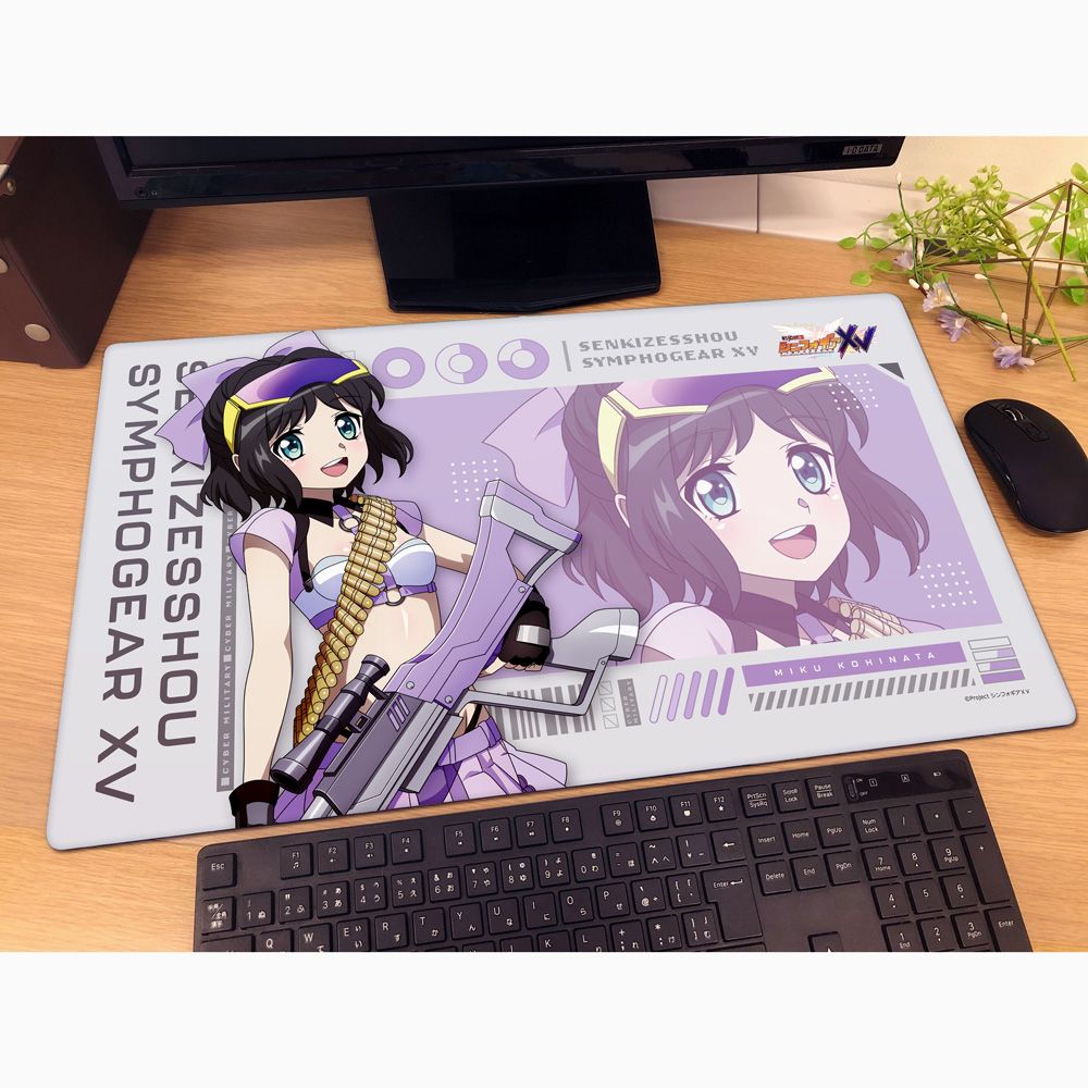 予約特別価格】戦姫絶唱シンフォギアXV 描き下ろしラバーマット 未来