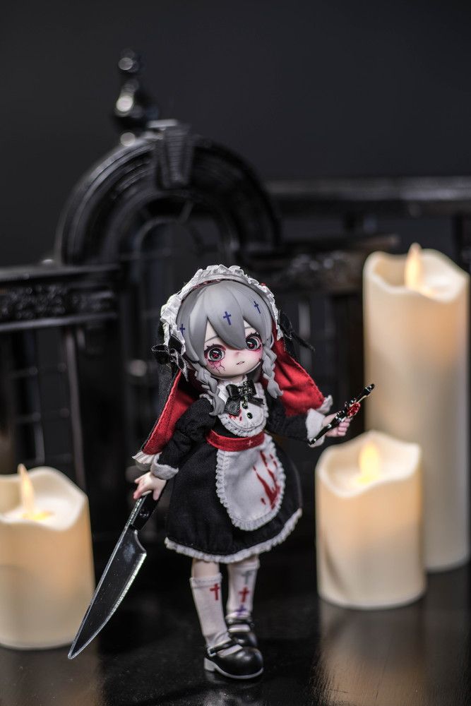 Kanadehandle エクシム文具女子博限定ホシヨミドレスソルトー ソルルナ WAN LE XUN CHAO Nyssa 怪奇な悪夢 シリーズ トレーディングドール 6個