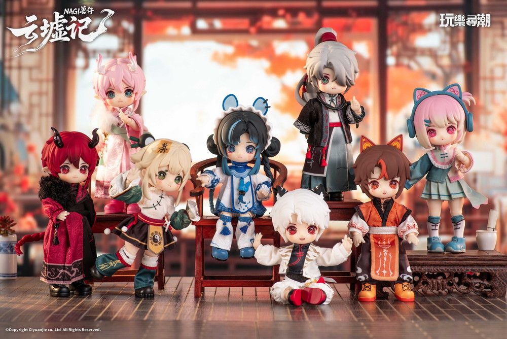 WAN LE XUN CHAO NAGI 雲墟記（うんきょき） トレーディングドール 6個