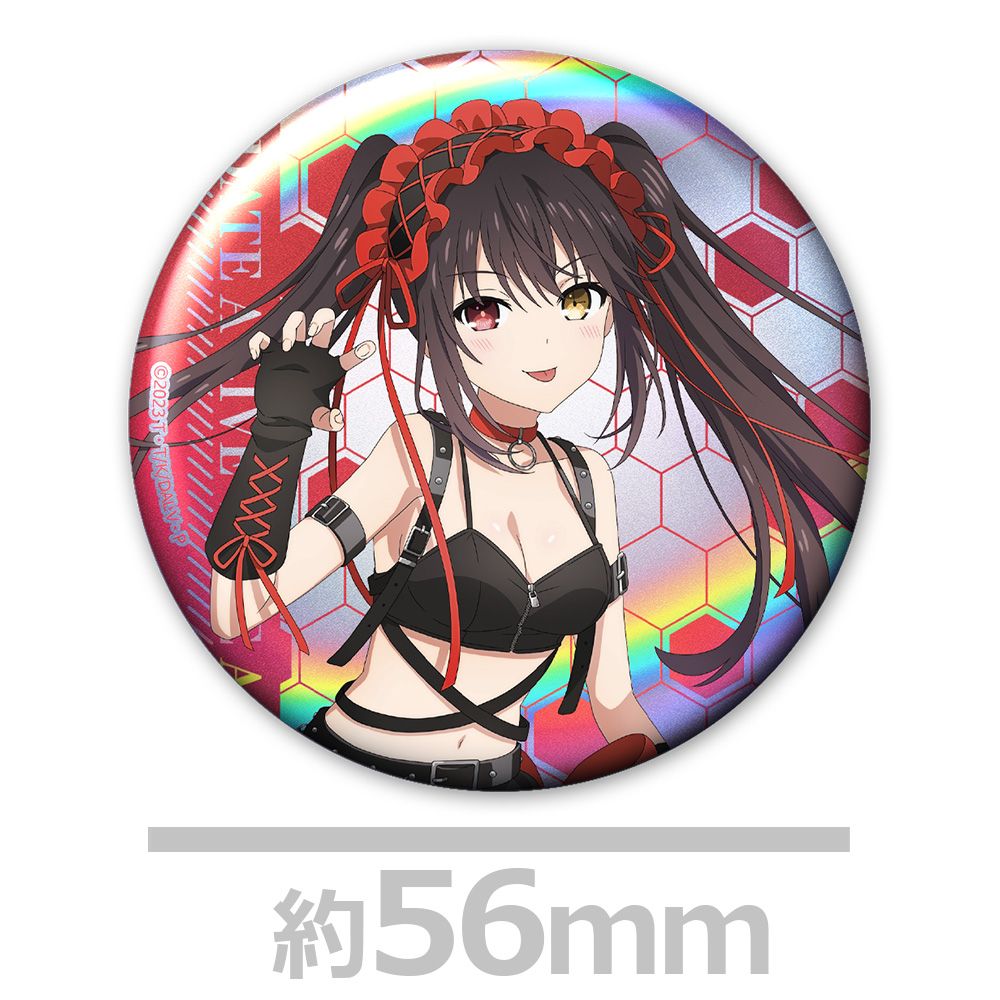 予約特別価格】デート・ア・ライブV ホログラム缶バッジ2個セット 時崎