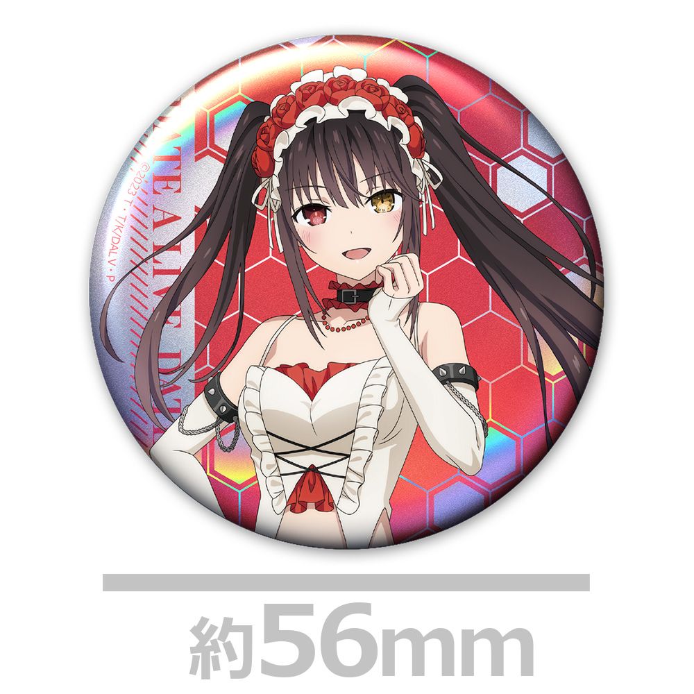 予約特別価格】デート・ア・ライブV ホログラム缶バッジ2個セット 時崎