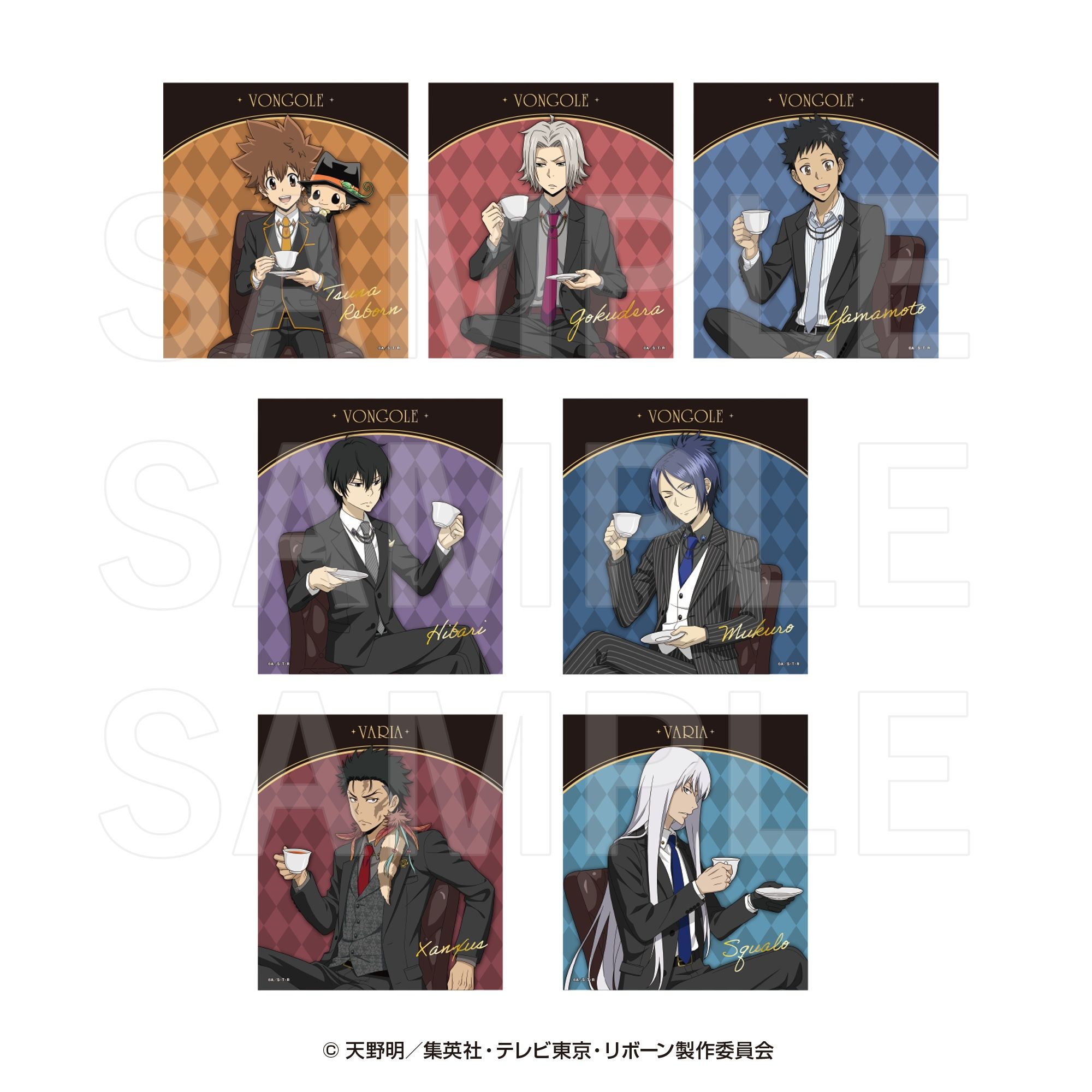 ❶家庭教師ヒットマンREBORN! 色紙 ふぁぼカ 特典カード まとめ売り TVアニメ 家庭教師ヒットマンREBORN! トレーディングミニ色紙 7個入り