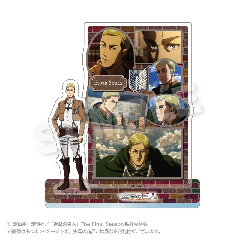 進撃の巨人 メモリーズアクリルマスコット エルヴィン・スミス｜ホビー