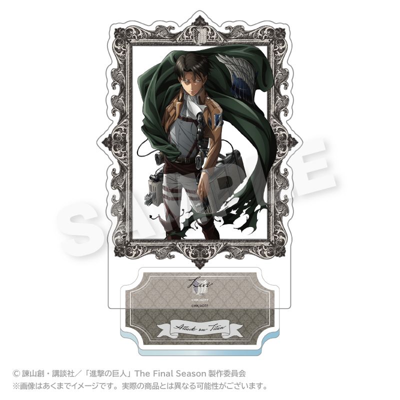 非売品進撃の巨人 リヴァイ風販促アート額 装IKEAフレーム 進撃の巨人 額縁アクリルスタンド リヴァイ｜ホビーの総合通販サイト