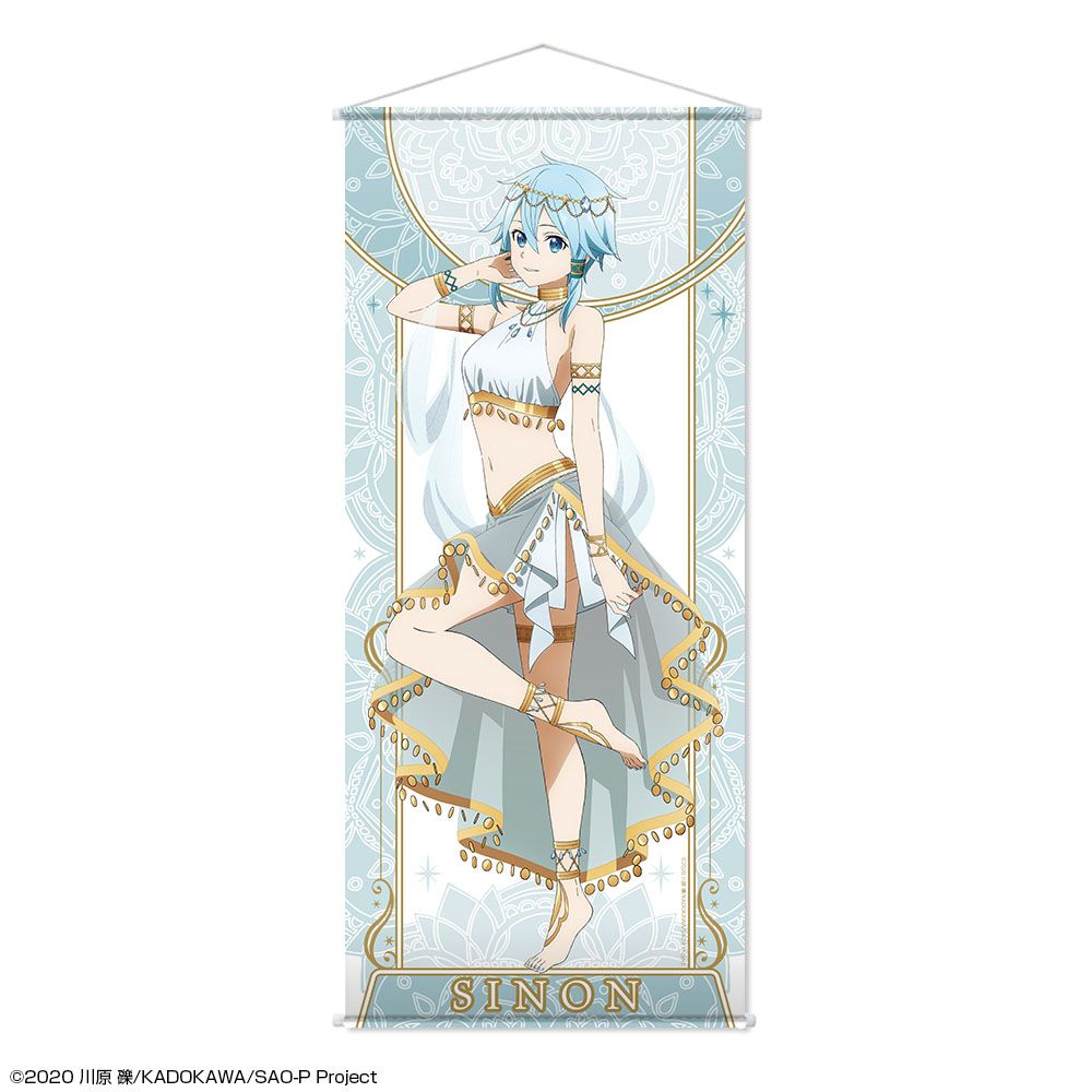 ソードアートオンライン　SAO B1 タペストリー シノン ドレス 予約特別価格】ソードアート・オンライン ほぼ等身大タペストリー