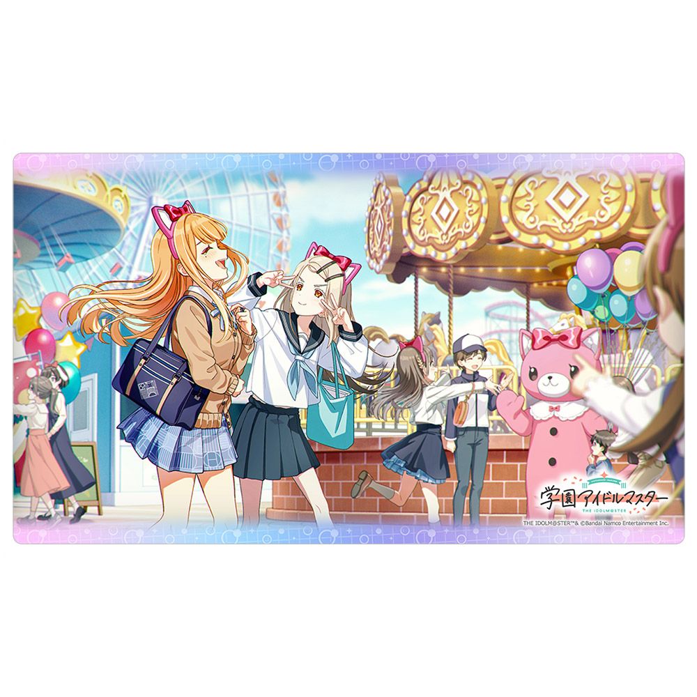 予約特別価格】学園アイドルマスター ラバーマット vギャルピーーー